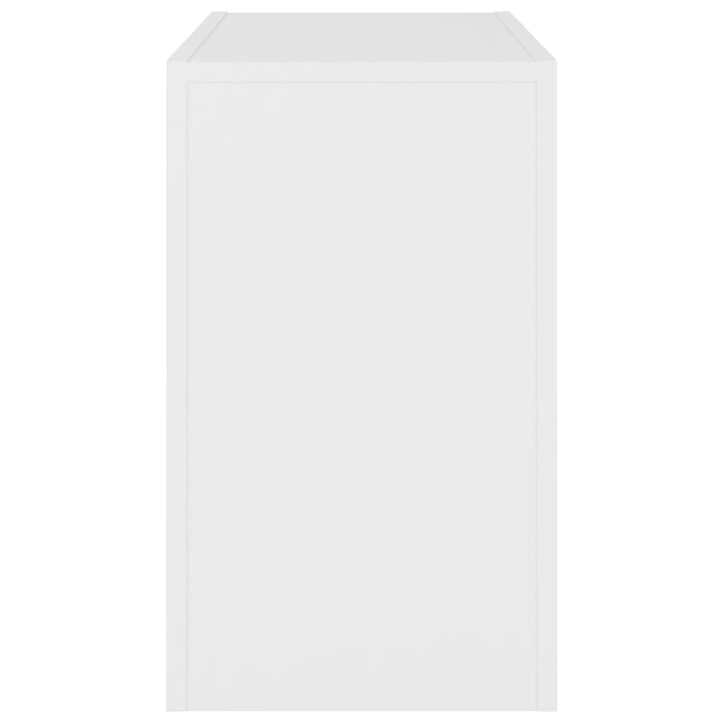vidaXL Tables gigognes 3 pcs blanc bois d'ingénierie