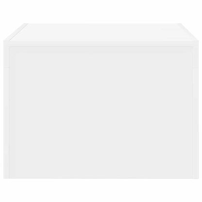 Couchtisch Weiß 50x50x35 cm Holzwerkstoff