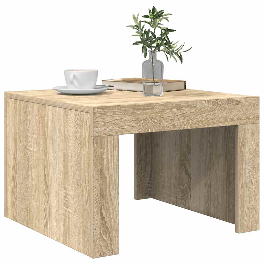 vidaXL Couchtisch Sonoma-Eiche 50x50x35 cm Holzwerkstoff