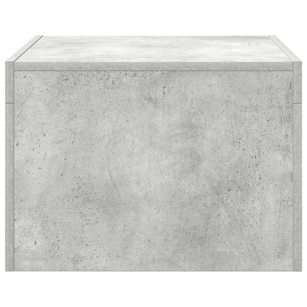 vidaXL Couchtisch Betongrau 50x50x35 cm Holzwerkstoff