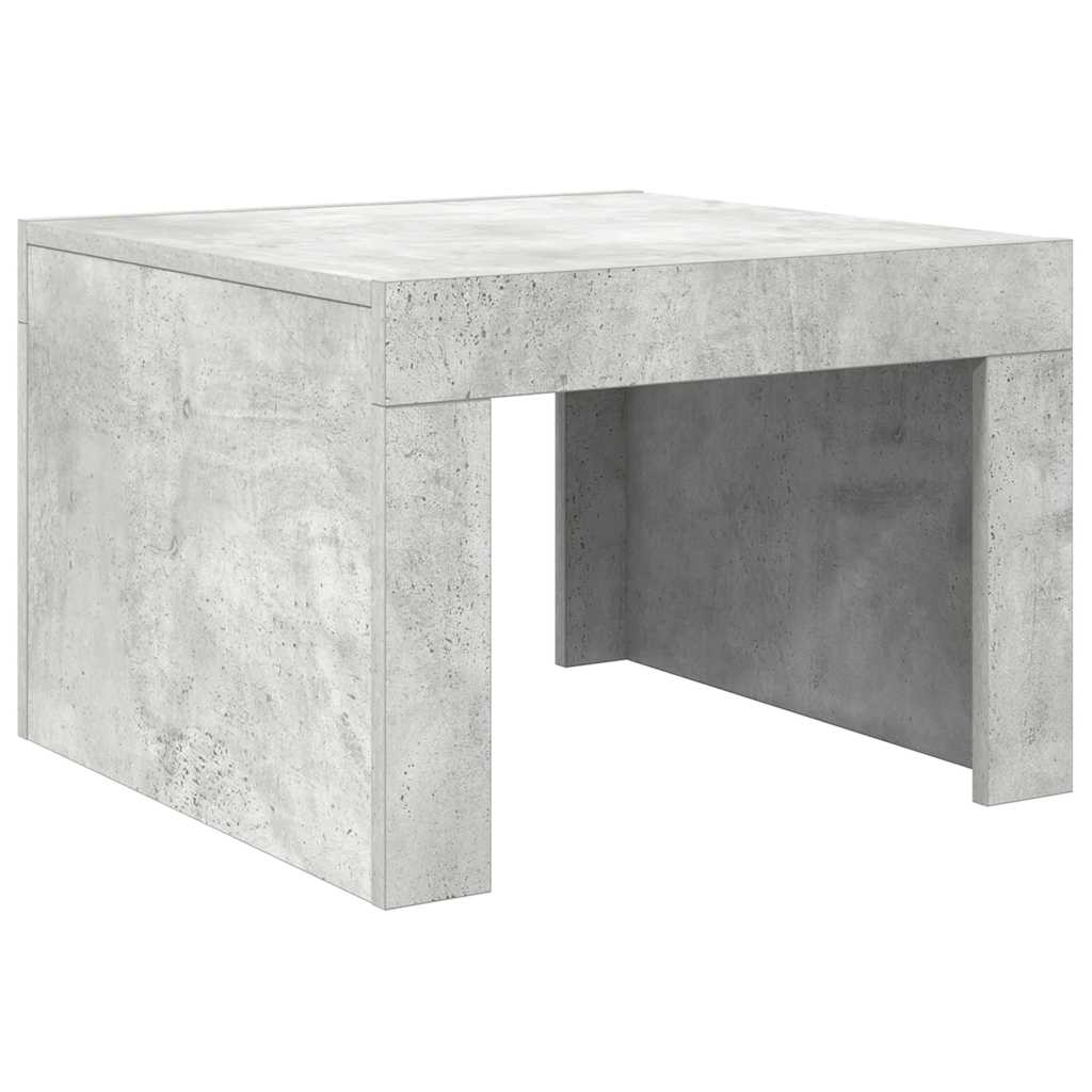 vidaXL Couchtisch Betongrau 50x50x35 cm Holzwerkstoff