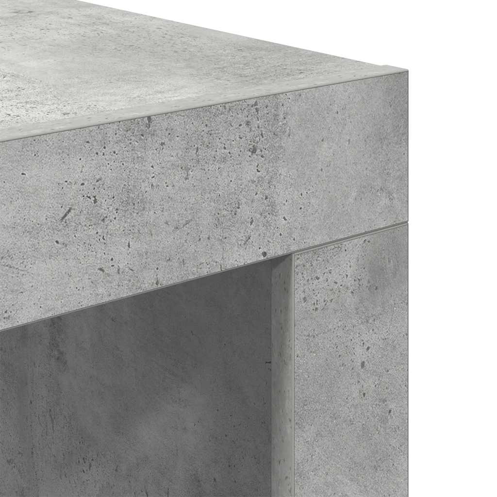 vidaXL Couchtisch Betongrau 50x50x35 cm Holzwerkstoff