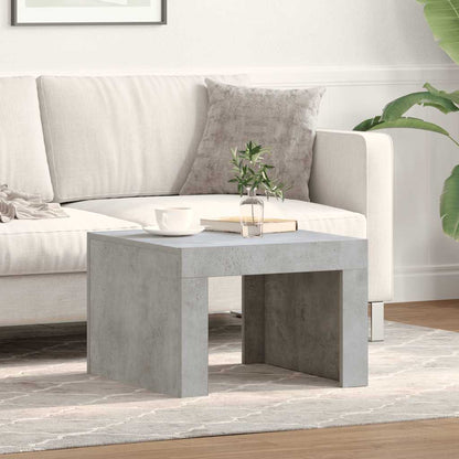 vidaXL Couchtisch Betongrau 50x50x35 cm Holzwerkstoff