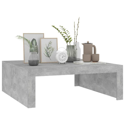 vidaXL Couchtisch Betongrau 100x100x35 cm Holzwerkstoff