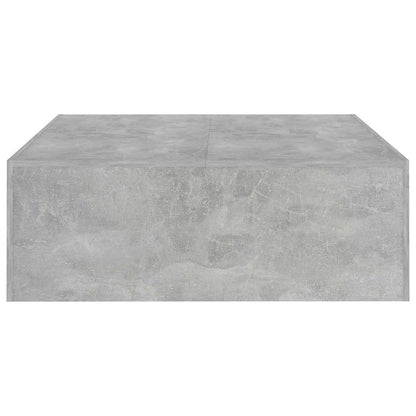 vidaXL Couchtisch Betongrau 100x100x35 cm Holzwerkstoff