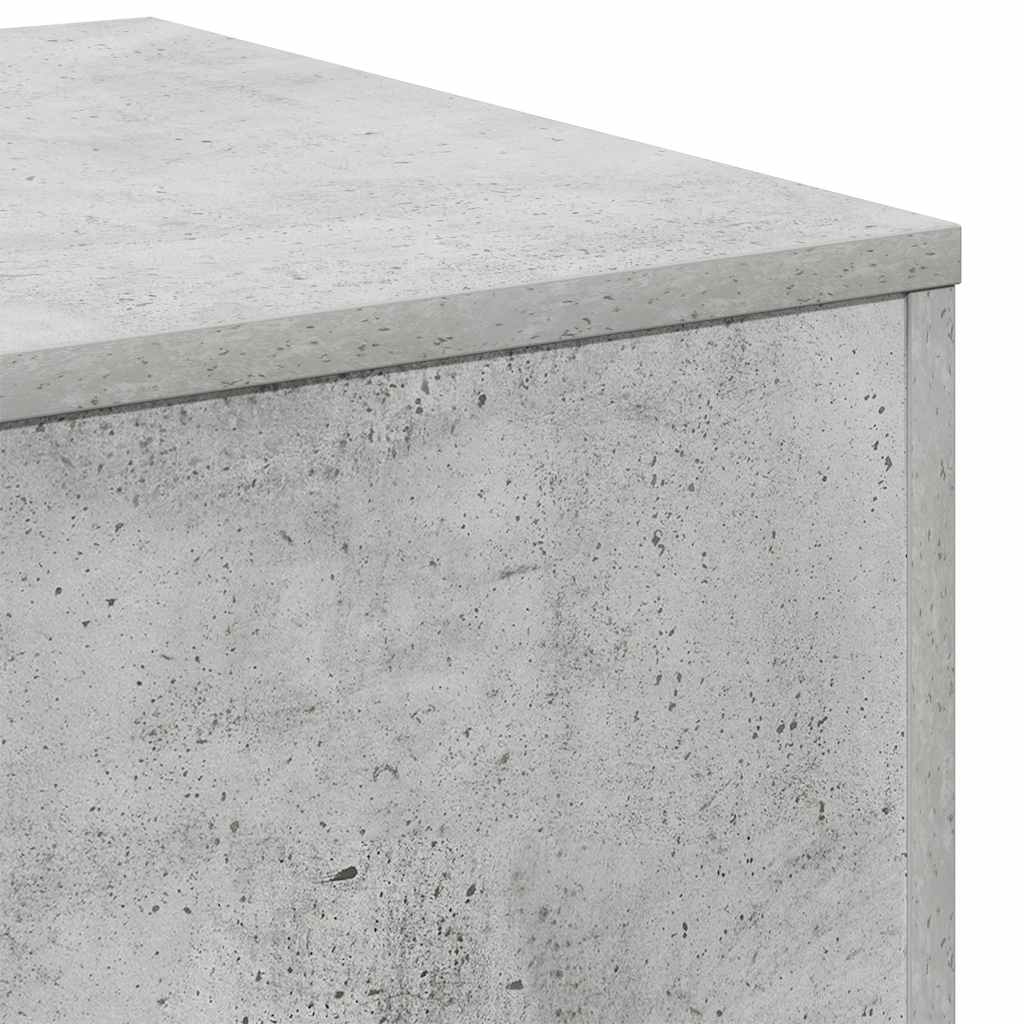 vidaXL Beistelltische 3-tlg. Betongrau Holzwerkstoff