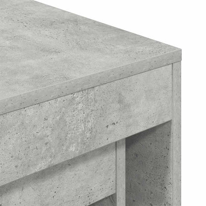 vidaXL Tables basses gigognes 3 pcs Gris béton Bois d'ingénierie
