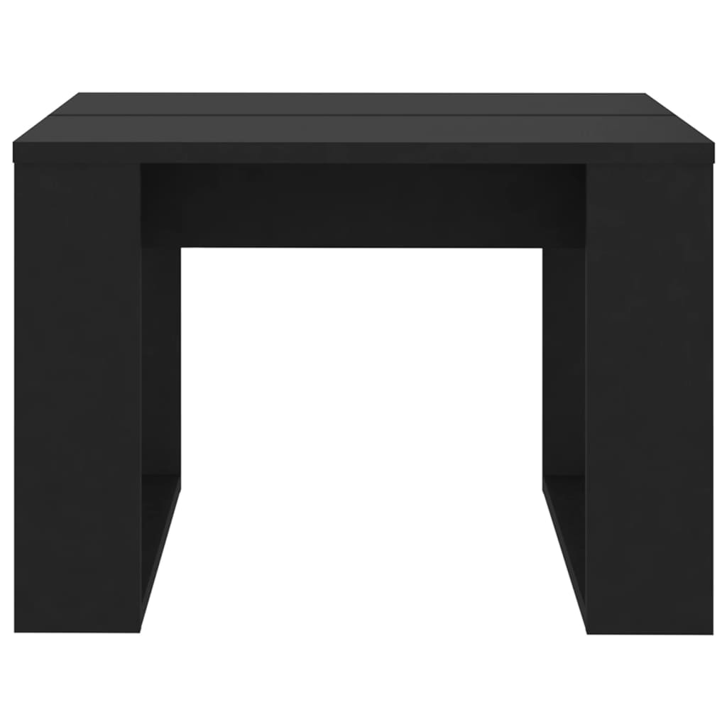 vidaXL Beistelltisch Schwarz 50x50x35 cm Holzwerkstoff