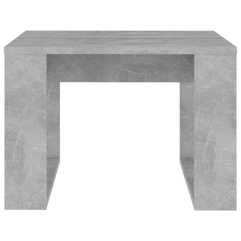 vidaXL Beistelltisch Betongrau 50x50x35 cm Holzwerkstoff