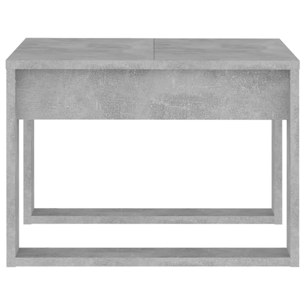 vidaXL Beistelltisch Betongrau 50x50x35 cm Holzwerkstoff