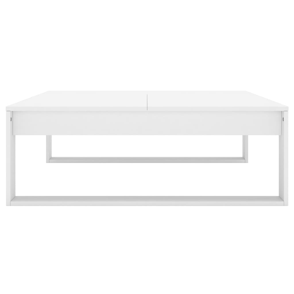 vidaXL Couchtisch Weiß 100x100x35 cm Holzwerkstoff