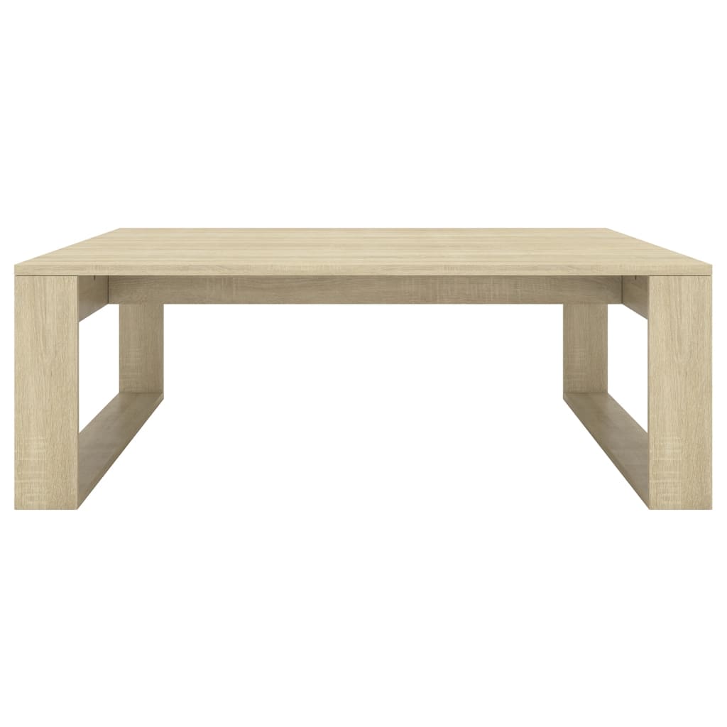 vidaXL Table basse chêne Sonoma 100x100x35 cm Bois d'ingénierie
