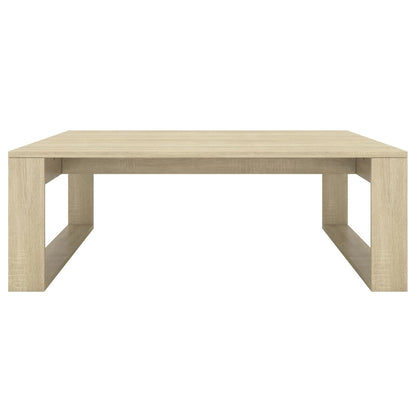 vidaXL Table basse chêne Sonoma 100x100x35 cm Bois d'ingénierie