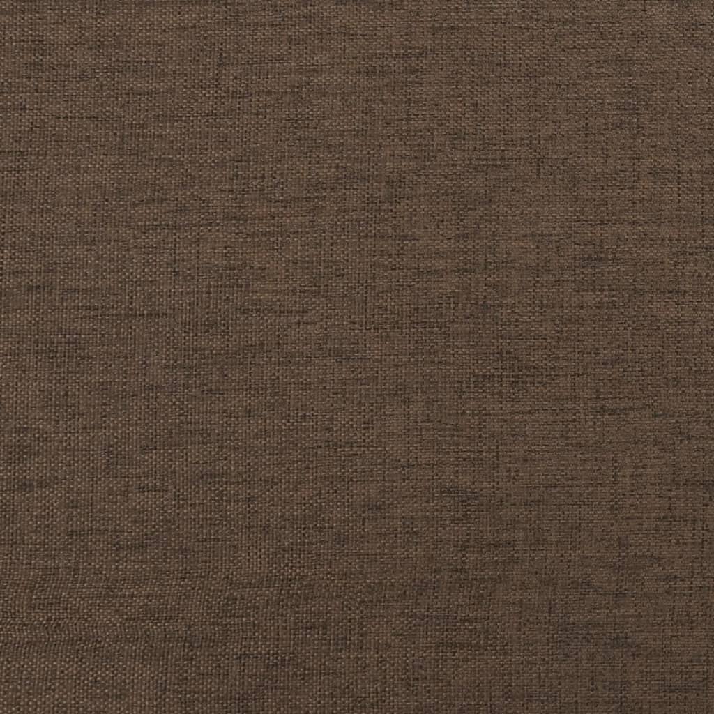 vidaXL Schlafsofa 2-Sitzer Braun Stoff