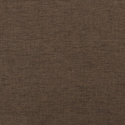 vidaXL Schlafsofa 2-Sitzer Braun Stoff