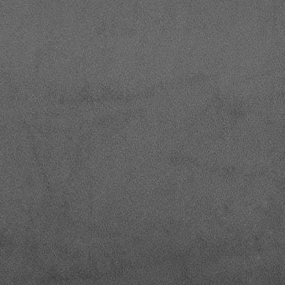 vidaXL Canapé-lit 2 places avec 2 oreillers Velours gris foncé