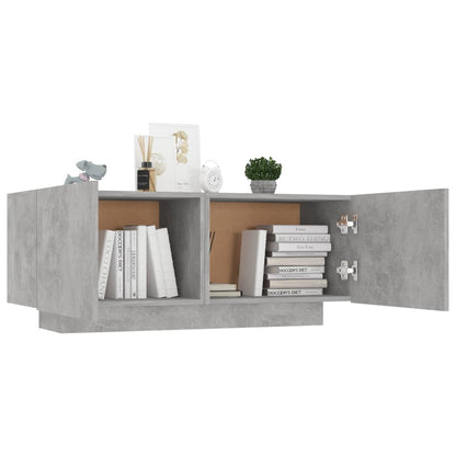 vidaXL Nachttisch Betongrau 100x35x40 cm Holzwerkstoff