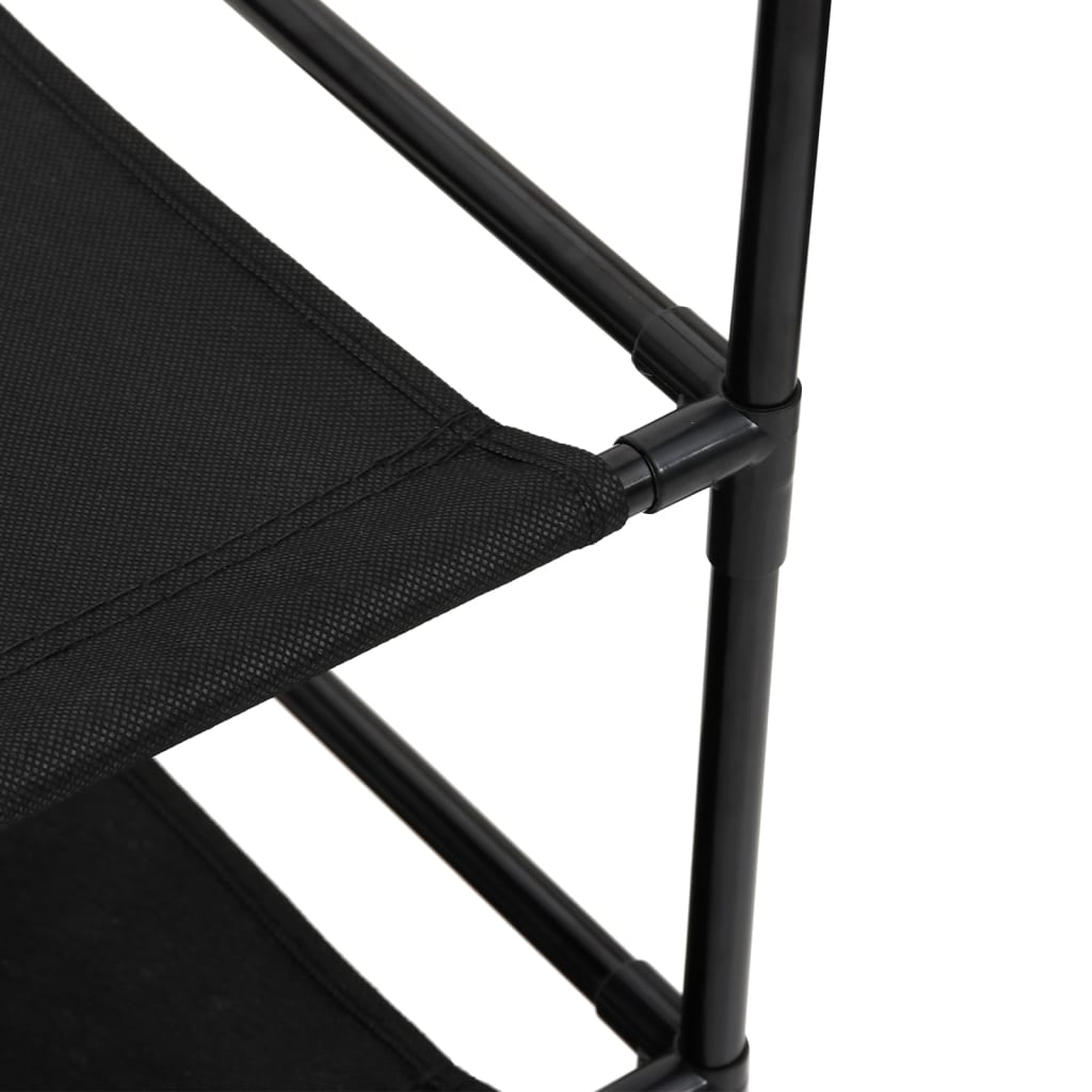 vidaXL Armoire de rangement à 6 tiroirs 55x29x55 cm Acier Noir