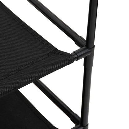 vidaXL Armoire de rangement à 6 tiroirs 55x29x55 cm Acier Noir