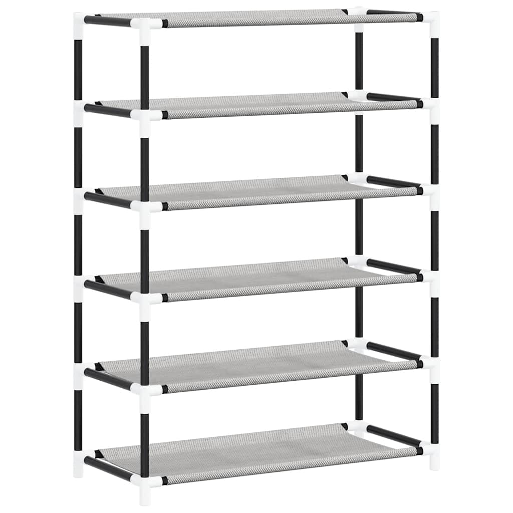 Schuhschrank Grau 60x28x90 cm Stoff