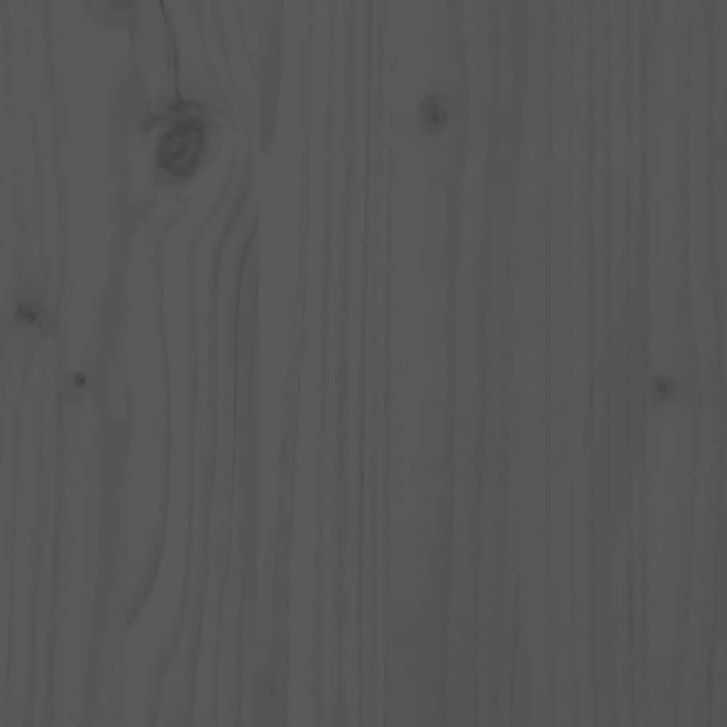 Tagesbett Grau Massivholz Kiefer 90x200 cm