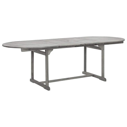 vidaXL Garten-Esstisch (160-240)x100x75 cm Massivholz Akazie