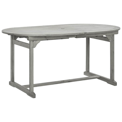 vidaXL Garten-Esstisch (160-240)x100x75 cm Massivholz Akazie