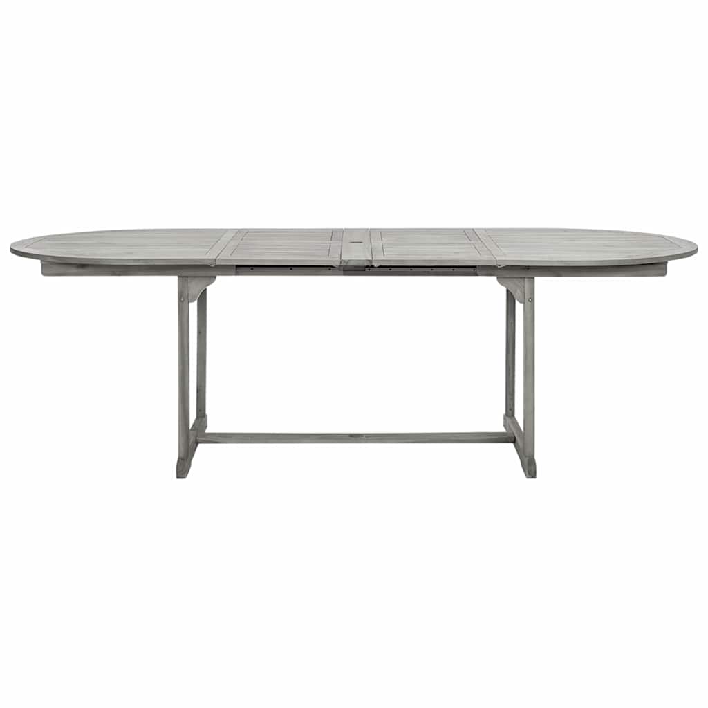 vidaXL Garten-Esstisch (160-240)x100x75 cm Massivholz Akazie