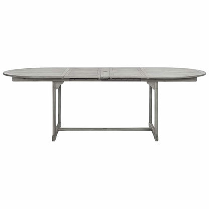 vidaXL Garten-Esstisch (160-240)x100x75 cm Massivholz Akazie