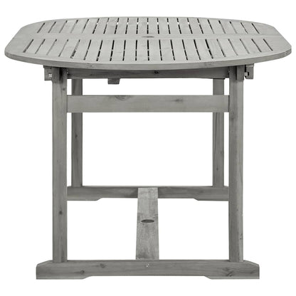 vidaXL Garten-Esstisch (160-240)x100x75 cm Massivholz Akazie