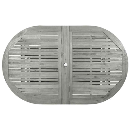 vidaXL Garten-Esstisch (160-240)x100x75 cm Massivholz Akazie