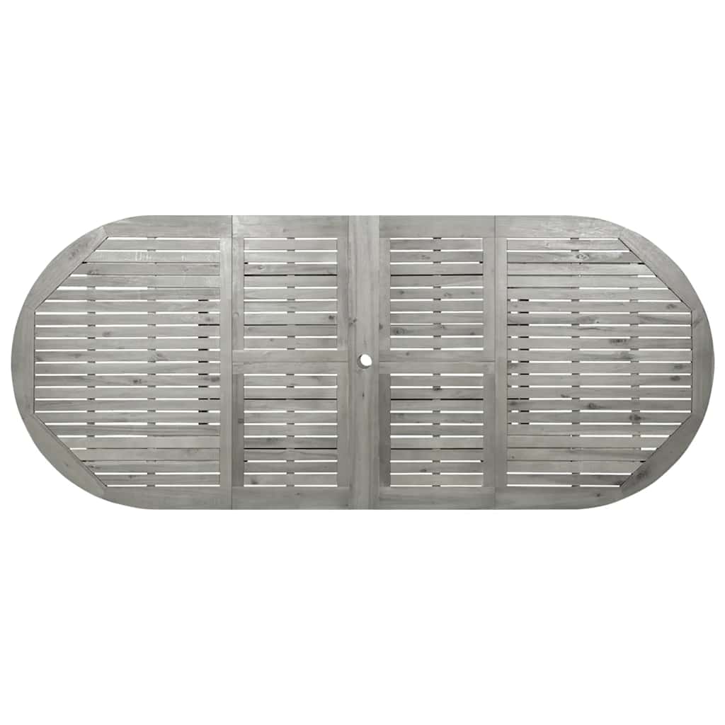 vidaXL Garten-Esstisch (160-240)x100x75 cm Massivholz Akazie