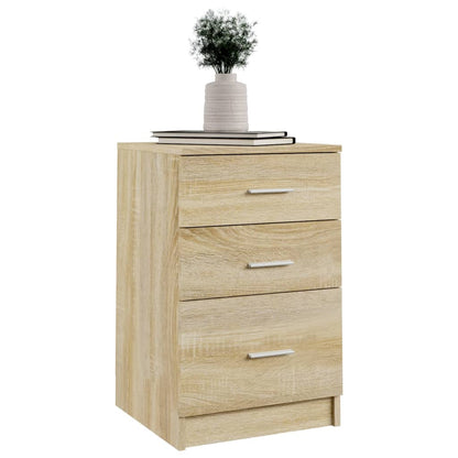 vidaXL Nachttisch Sonoma-Eiche 40x40x63 cm Holzwerkstoff