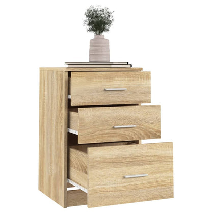 vidaXL Nachttisch Sonoma-Eiche 40x40x63 cm Holzwerkstoff