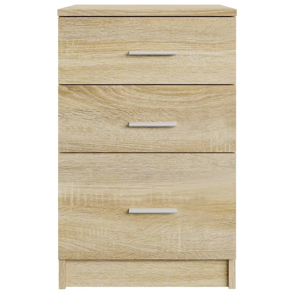 vidaXL Nachttisch Sonoma-Eiche 40x40x63 cm Holzwerkstoff