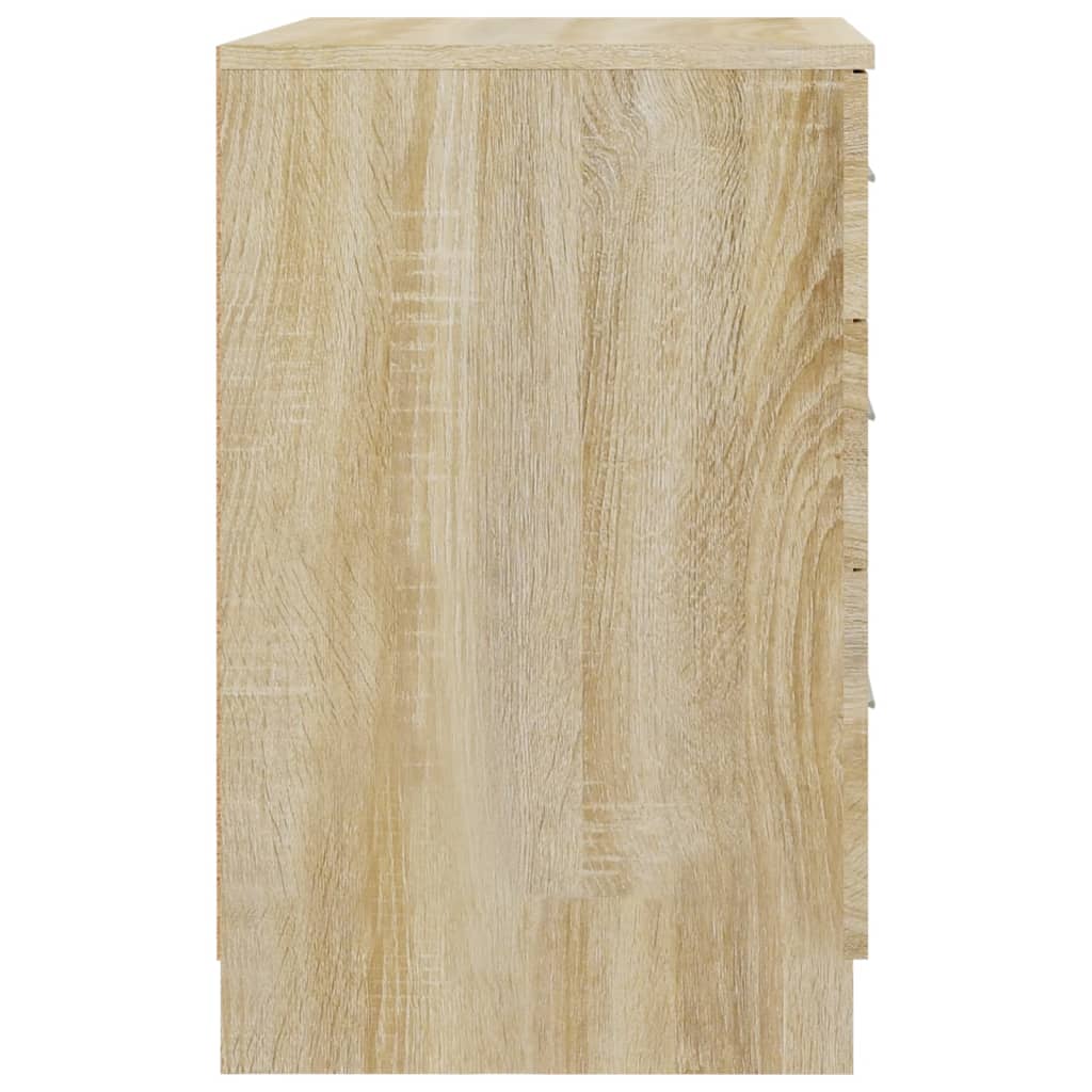vidaXL Nachttisch Sonoma-Eiche 40x40x63 cm Holzwerkstoff