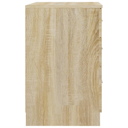 vidaXL Nachttisch Sonoma-Eiche 40x40x63 cm Holzwerkstoff