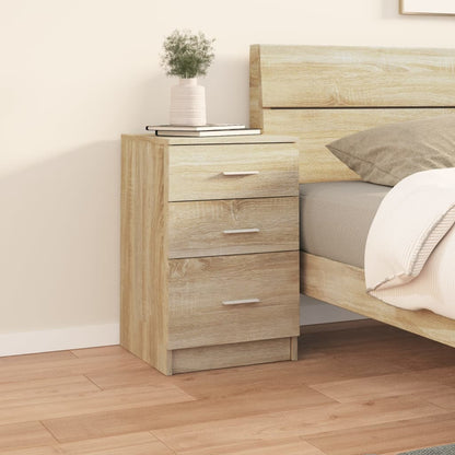 vidaXL Nachttisch Sonoma-Eiche 40x40x63 cm Holzwerkstoff