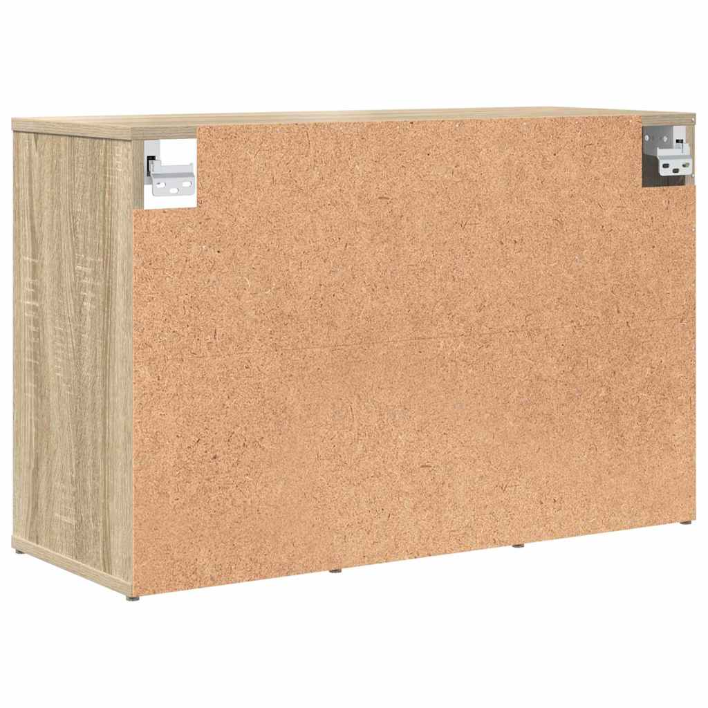 Schuhschrank Sonoma-Eiche 77,5 x 30 x 51 cm Holzwerkstoff