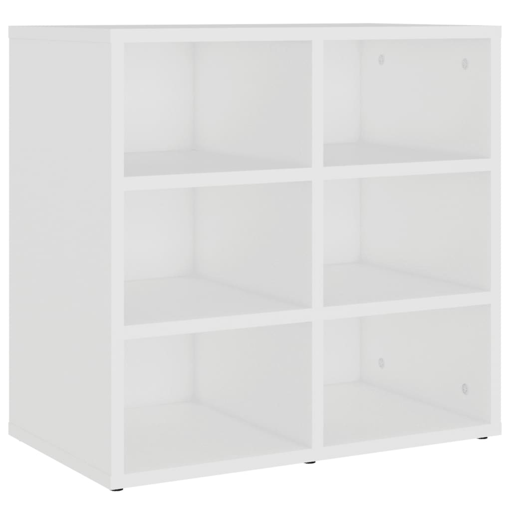 vidaXL Meuble à chaussures blanc 52,5x30x50 cm