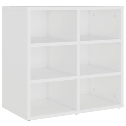 vidaXL Meuble à chaussures blanc 52,5x30x50 cm