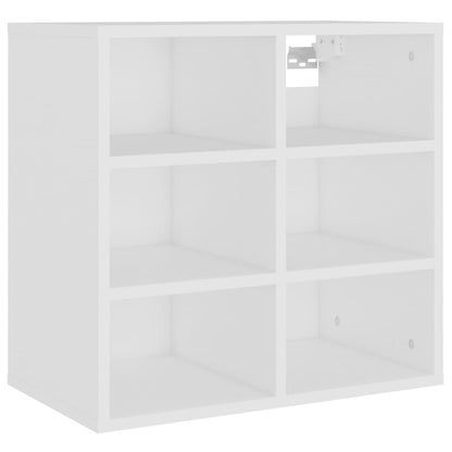vidaXL Meuble à chaussures blanc 52,5x30x50 cm