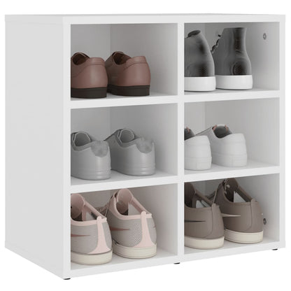 vidaXL Meuble à chaussures blanc 52,5x30x50 cm