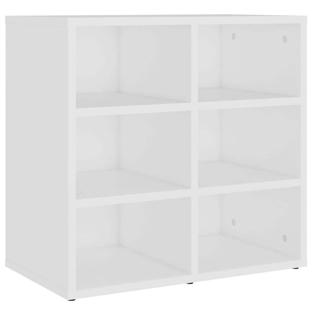 vidaXL Range-chaussures 2 pcs Blanc 52,5x30x50 cm