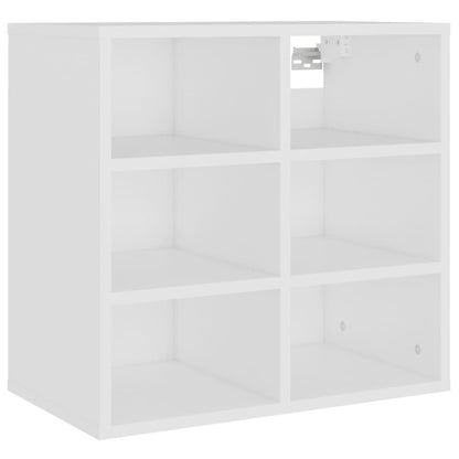 vidaXL Range-chaussures 2 pcs Blanc 52,5x30x50 cm