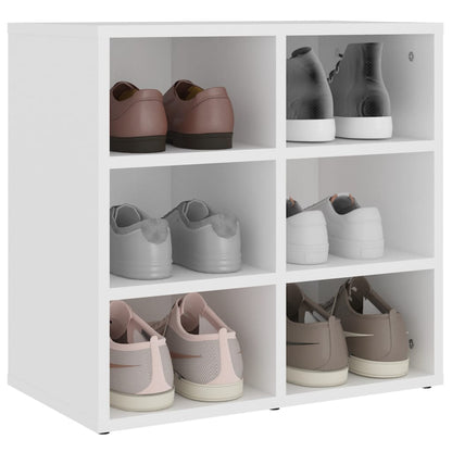 vidaXL Range-chaussures 2 pcs Blanc 52,5x30x50 cm