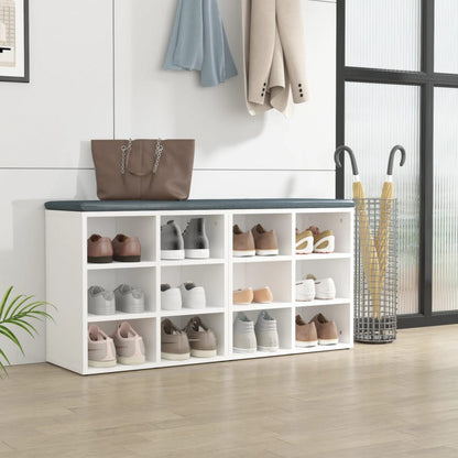 vidaXL Range-chaussures 2 pcs Blanc 52,5x30x50 cm