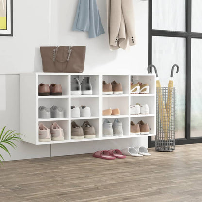 vidaXL Range-chaussures 2 pcs Blanc 52,5x30x50 cm