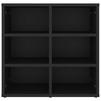 vidaXL Schuhregal Schwarz 52,5x30x50 cm