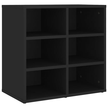 vidaXL Schuhregale 2 Stk. Schwarz 52,5x30x50 cm